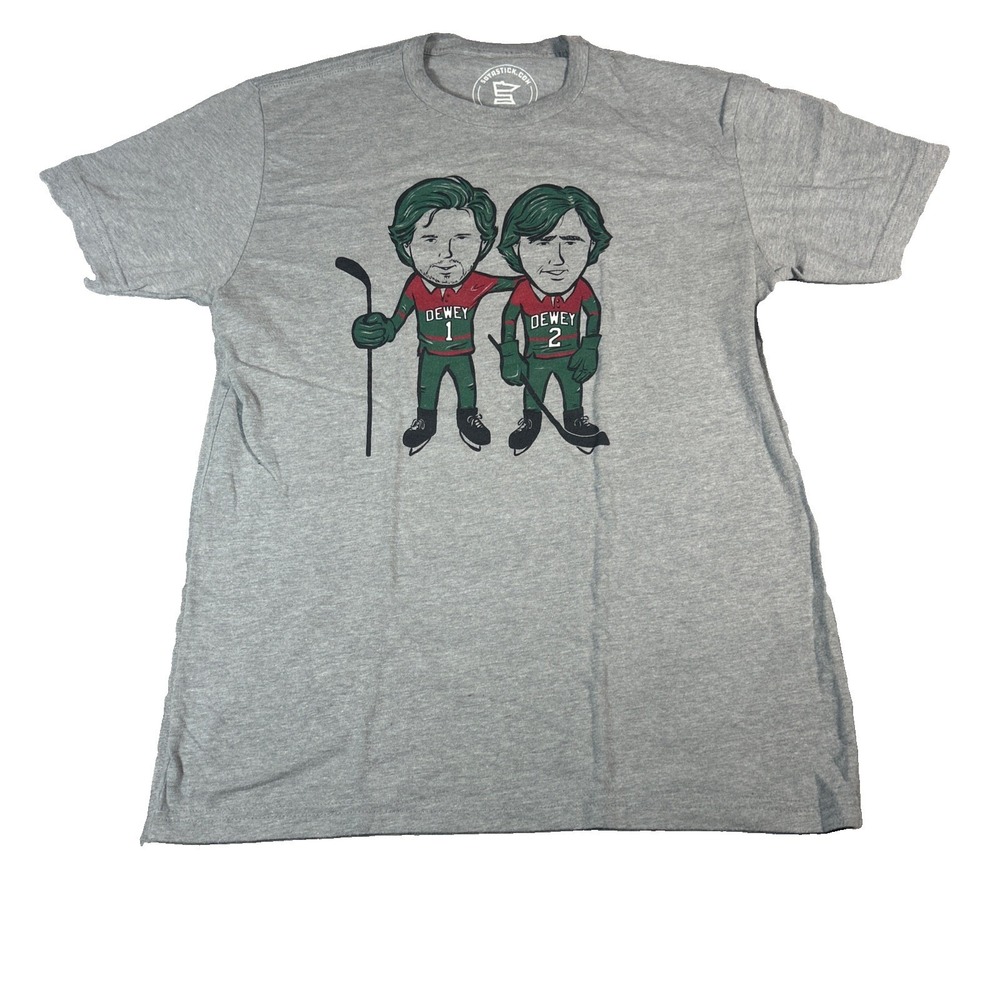 Minnesota Wild Sotastick Short Sleeve Shirt Mens Gray Medium NHL Hockey Tee